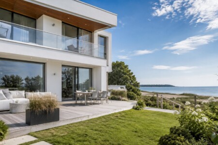 Modernes Design-Appartement Hanseblick mit Meerblick-Terrasse in Travemünde